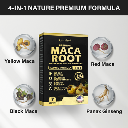 Oveallgo® Maca Root HARDER Performance Ampoules Plus